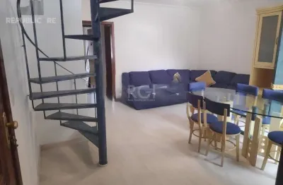 Apartamento cobertura à venda no bairro cristal com 123 m² e 2 dormitórios/quartos.