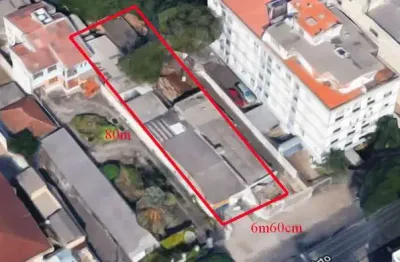 Terreno à venda no bairro santana com área disponível e sem dormitórios/quartos.