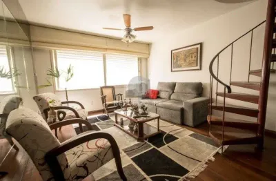 Apartamento cobertura à venda no bairro auxiliadora, 237 m² e 3 dormitórios/quartos.