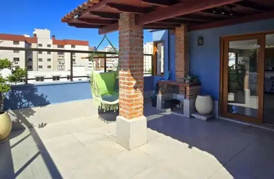 Apartamento cobertura à venda no bairro higienópolis com 131 m² e 2 dormitórios/quartos.