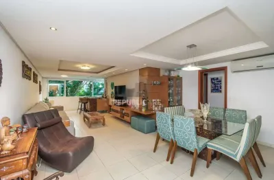 Apartamento à venda no bairro higienópolis com 128 m² e 3 dormitórios/quartos.