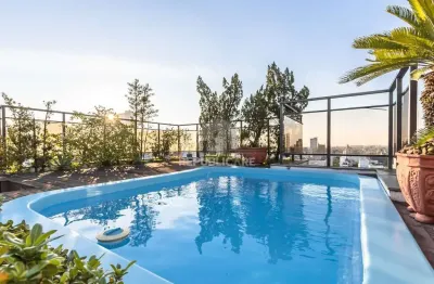 Cobertura à venda no bairro auxiliadora com 500 m² e 4 dormitórios/quartos.