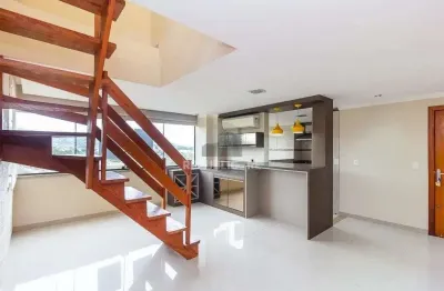 Apartamento cobertura à venda no bairro cristal com 124 m² e 2 dormitórios/quartos.