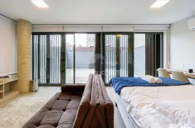 Apartamento para alugar no bairro auxiliadora com 54 m² e 1 dormitório/quarto