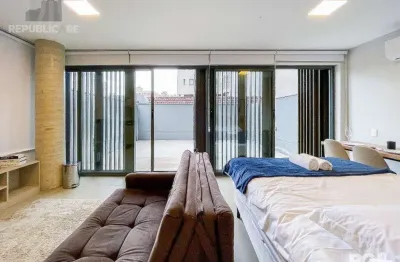 Apartamento para aluguel no bairro auxiliadora com 54m² e 1 dormitório/quarto