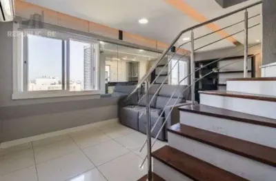 Cobertura de apartamento à venda com 2 dormitórios no centro histórico, 128 m².