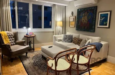 Apartamento à venda no bairro moinhos de vento com 74 m² e 2 dormitórios/quartos.