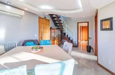 Apartamento cobertura à venda no bairro vila ipiranga com 216 m² e 3 dormitórios.