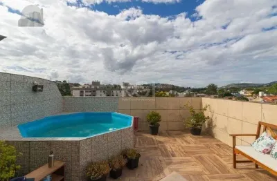Cobertura à venda no bairro cristal com 114 m² e 2 dormitórios/quartos disponíveis