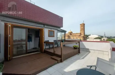 Apartamento cobertura à venda no bairro santo antônio com 147 m² e 2 dormitórios.