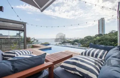 Apartamento cobertura à venda no bairro cristal com 357 m² e 3 dormitórios/quartos.