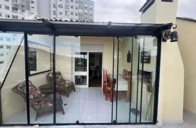 Cobertura à venda no bairro glória com 66m² e 1 dormitório/quarto disponível.