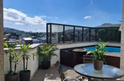 Apartamento cobertura à venda no cristal com 136 m² e 2 dormitórios/quartos.