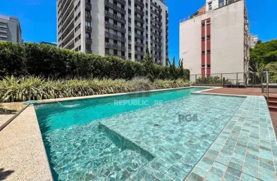 Apartamento à venda no bairro moinhos de vento com 124 m² e 3 dormitórios/quartos.