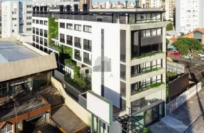 Apartamento cobertura à venda no menino deus com 75 m² e 1 dormitório/quarto.