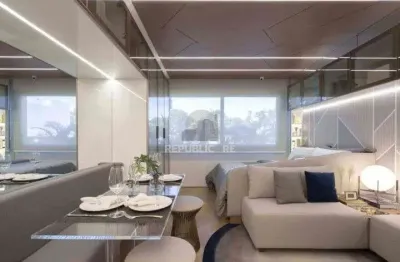 Apartamento com 1 dormitório à venda no bairro rio branco, 45 m² de área útil