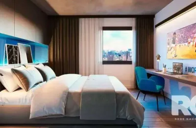 Apartamento à venda no moinhos de vento com 19 m² e 1 dormitório/quarto disponível.