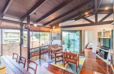 Apartamento cobertura à venda no menino deus, 161 m² com 3 dormitórios/quartos.