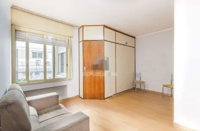Apartamento à venda no bom fim com 34 m² e 1 dormitório/quarto disponível.