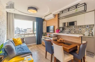 Apartamento à venda no menino deus com 55 m² e 2 dormitórios/quartos disponíveis