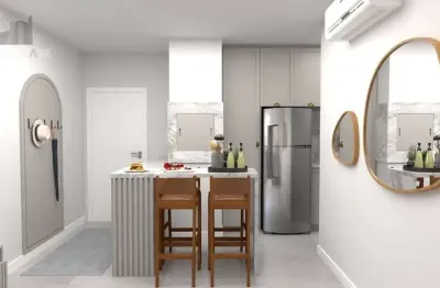 Apartamento à venda no bairro rio branco com 44 m² e 1 dormitório/quarto disponível.