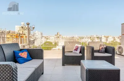 Cobertura à venda no bairro santa cecília com 197m² e 3 dormitórios/quartos