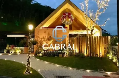 Casa em condomínio fechado com 3 quartos à venda no rio do meio, itajaí  por r$ 5.500.000