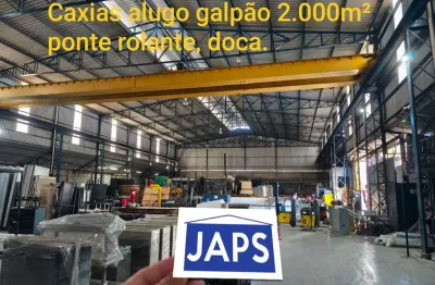 Galpão para locação em duque de caxias, jardim gramacho