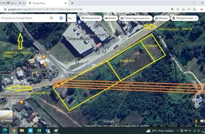 Terreno comercial à venda na Br 280 Km 29, Lotes B e , Centro, Araquari