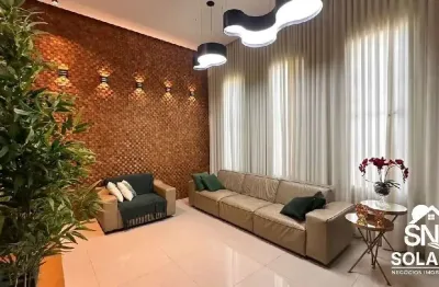 Casa em condomínio fechado com 4 quartos à venda na Rua das Serôneas, 134, Jardins Lisboa, Goiânia