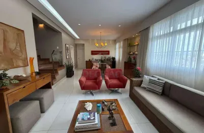 Cobertura à venda, 4 quartos, 1 suíte, 4 vagas, funcionários - belo horizonte/mg
