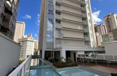 Apartamento para aluguel, 1 quarto, 1 suíte, 1 vaga, lourdes - belo horizonte/mg