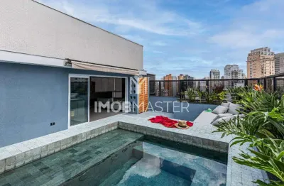 Cobertura com 400 m², 4 quartos sendo 4 suítes à venda no bairro moema pássaros.