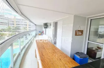 Apartamento exclusivo na riviera de são lourenço – frente ao mar 4 suítes