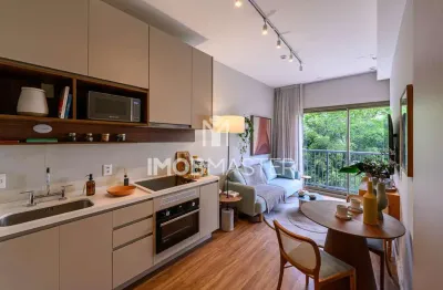 Apartamento com 41.0 m², para alugar no edifício ayra em santa cecília