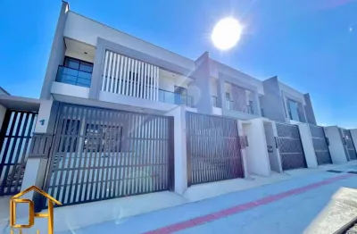 Sobrado geminado fase final de construção com 1 suíte mais 2 quartos e 2 vagas de garagem