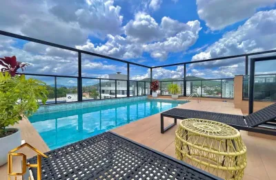 Apartamento studio com 1 vaga de garagem em excelente localização no saguaçu que permite locação airbnb!