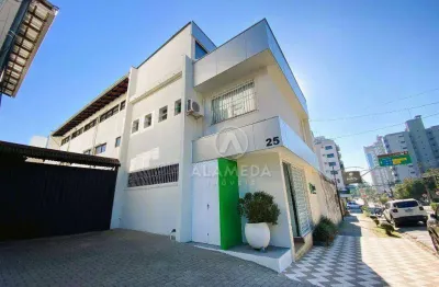 Sala para alugar, 450 m² por r$ 9.500,00/mês - ponta aguda - blumenau/sc