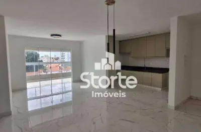 Apartamento com 3 dormitórios para alugar, 112 m² por r$ 4.200/mês - santa mônica - uberlândia/mg