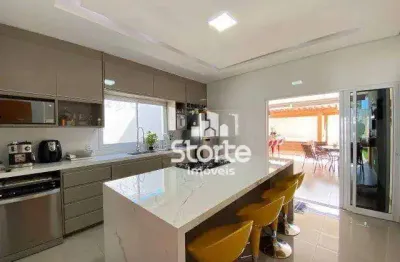 Casa com 3 dormitórios à venda, 210 m² por r$ 1.250.000,00 - jardim inconfidência - uberlândia/mg