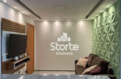 Apartamento com 2 dormitórios à venda, 42 m² por r$ 180.000 - chácaras tubalina e quartel - uberlândia/mg