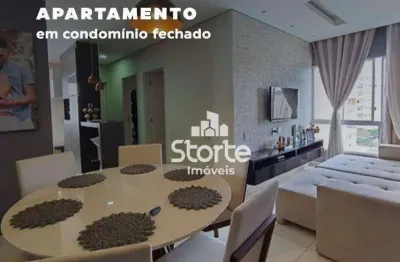 Apartamento com 2 dormitórios à venda, 59 m² por r$ 240.000,00 - jardim holanda - uberlândia/mg