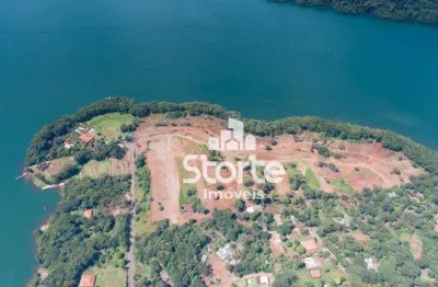 Lotes rurais no condomínio fechado reserva do lago na represa de miranda