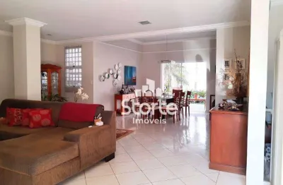 Casa estilo sobrado com 4 suítes à venda, 354 m² por r$ 1.350.000 - jardim karaíba - uberlândia/mg