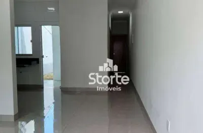 Excelentes casas novas com 2/4 à venda, 72m² por r$ 350.000 - jardim brasília - uberlândia/mg