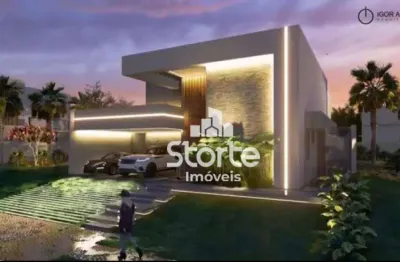 Casa alto padrão com 4 suítes à venda, 244m² por r$ 2.400.000 - condomínio jardim versailles - uberlândia/mg