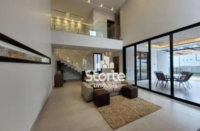 Casa alto padrão com 3 suítes à venda, 242m² por r$ 2.850.000 - condomínio varanda sul - uberlândia/mg