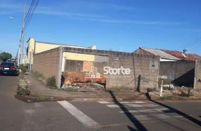Terreno de esquina à venda, 274,38m² por r$ 160.000 - jardim sucupira - uberlândia/mg
