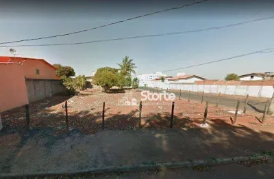 Terreno contra esquina à venda, 300 m² por r$ 400.000 - santa mônica - uberlândia/mg