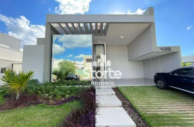 Casa alto padrão com 3 suítes à venda, 221m² por r$ 2.100.000 - condomínio alphaville i - uberlândia/mg